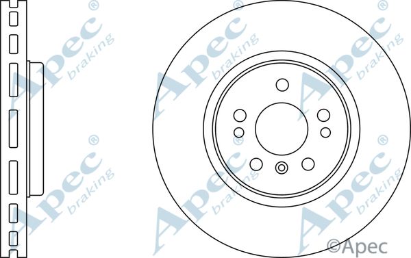 APEC BRAKING Jarrulevy DSK2366